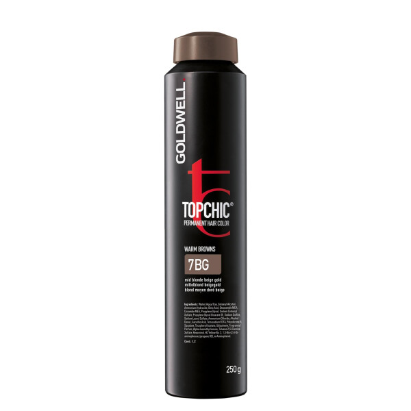 Goldwell Topchic Depot Warm Browns Haarfarbe 7BG mittelblond beige gold 250ml