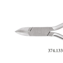 XanitaliaPro Nagelhautschneider Konkave Schneide 15mm Abgerundete Spitze L&auml;nge 12cm