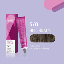 Londa Professional Extra Rich Cr&egrave;me Permanente Cremehaarfarbe 5/0 Hellbraun 60ml